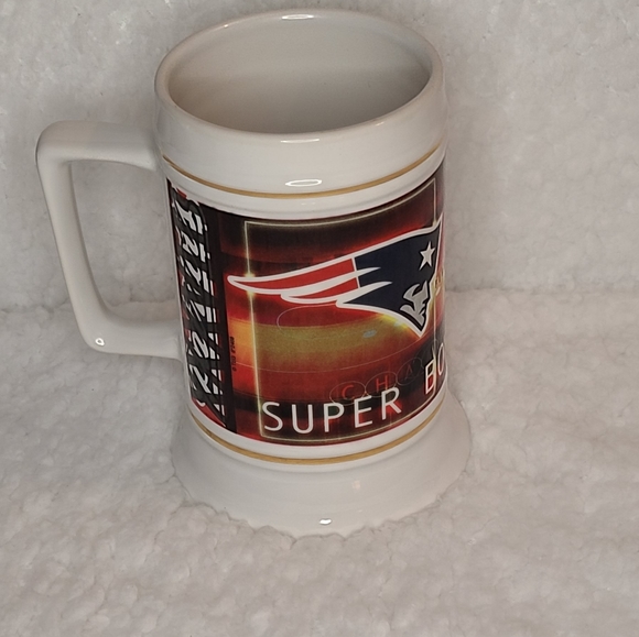 New England Patriots NFL Superbowl Mug XXXVIII 2004 - Picture 2 of 10